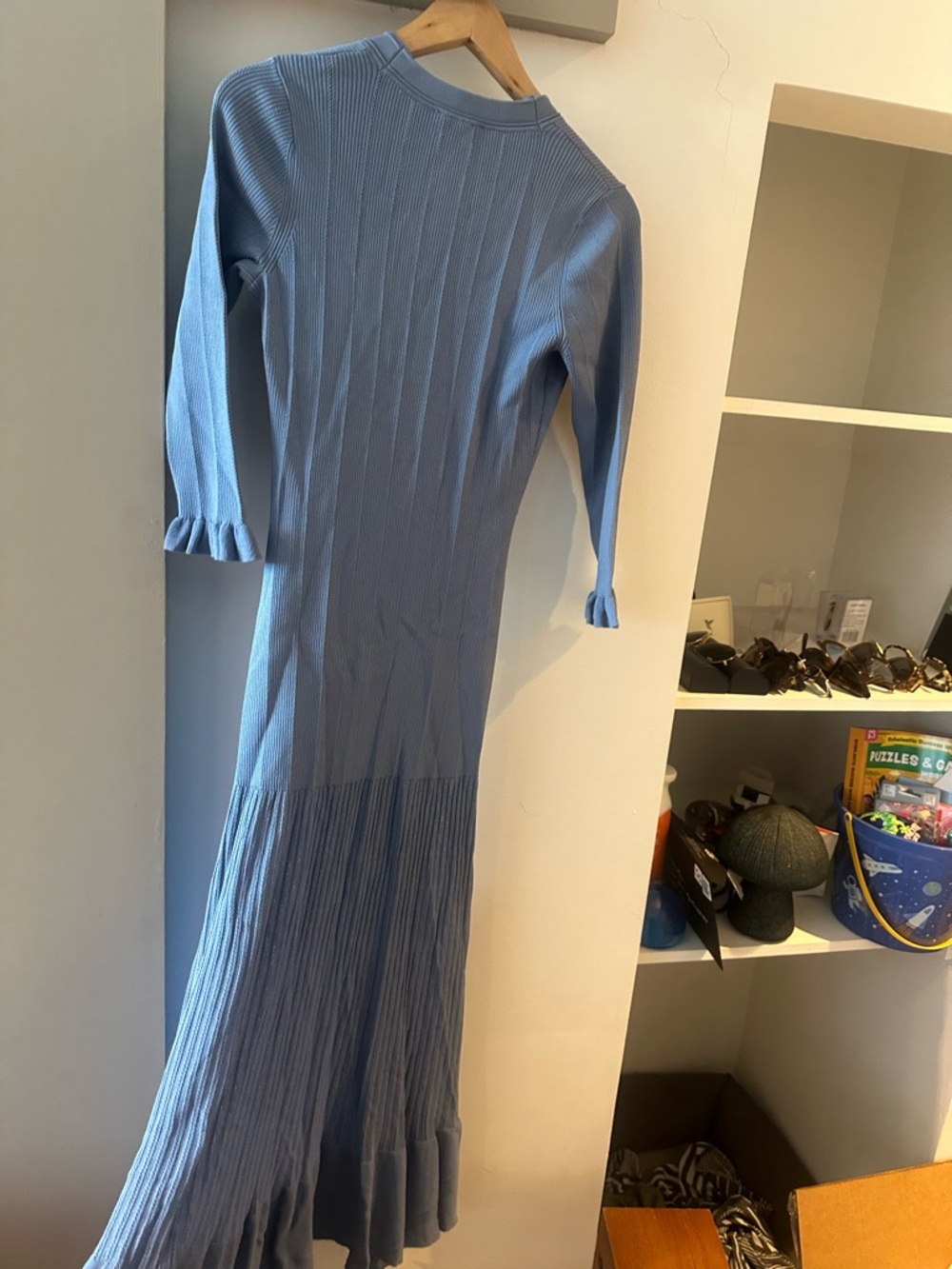 Blue Sandro Dress - Picture 4 of 8